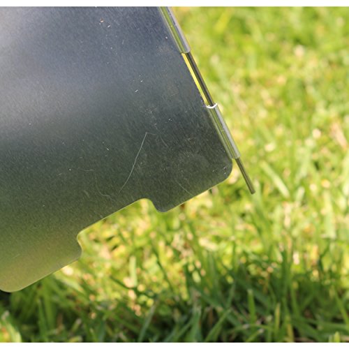 GasOne Aluminum 10 Plates Windscreen: for Use with Gas One Stove and Other Backpacking Stoves, Camping Stoves, Butane Stoves, Alcohol Stoves with Carrying Case