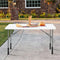 ZhouDaShu Table Leg Extenders for Folding Tables, Table Leg Extensions for Bent and Straight Legs, Adjustable Folding Table Leg Risers, 4 Pack Table Height Extenders for Rise 3.6"/6.77"(7.8in)