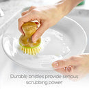 Full Circle Bubble Up Dish Brush, White (Pack of 6), Green, Pack of 6 - Brushes