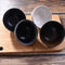 Japanese Style 4.5 Inch Rice Bowls Set of 4, Creative Ceramic Home Rice Salad Bowl Noodle Bowl, Soup Bowl