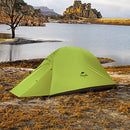 Naturehike Cloud up 1 Person Backpacking Tent Lightweight Camping Hiking Dome Tent for 1 Man (Mustard Green (20D Nylon))