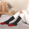 LPCRILLY Rechargeabel Electric Heated Socks,Battery Powered Heating Socks Foot Warmer for Men and Women, Riding Motorcycle Thermal Socks and Bicycle Camping Hiking in Cold Winter Warm Foot (L)