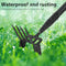 Upgraded Hula Hoe and Garden Hoe, Stirrup Hoe with Adjustable Handle for Weeding,Digger,loosening Soil,Metal Garden Cultivator Hula Hoe with Rake Tiller Cultivator (30-73 Inch)