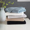 DKNY Quick Dry Cotton Towel Set - 2 Bath, 2 Hand, 2 Washcloths, Black
