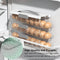 ZeJlo Egg Holder For Refrigerator - Auto Rolling Egg Organizer 3 Layer - Stacked Egg Tray Fridge Egg Storage Container - Hold 21 Eggs