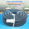 1-1/2" x 40 Foot Professional Heavy Duty Spiral Wound Swimming Pool Vacuum Hose with Kink-Free Cuff, Flexible - Connect to Vacuum Heads, Skimmer, Filter Pump Inlet, Accessories