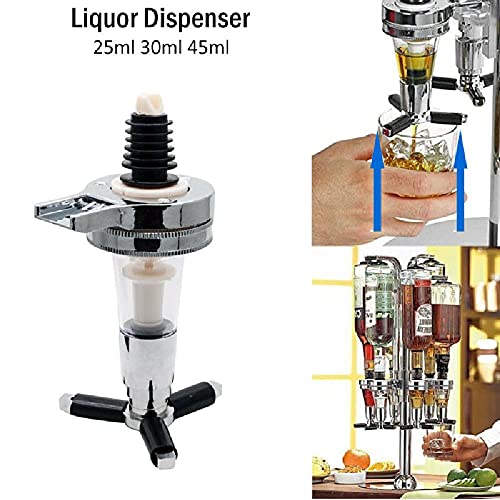 1Pc 25ml/30ml/45ml Wine Measuring Dispenser Drink Spirit Wine Cocktail Pourer Bar Tool for Pubs, Clubs, Bars