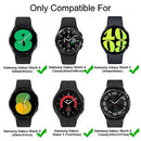 [3 Pack]Silicone Bands for Samsung Galaxy Watch 4 Bands & Galaxy Watch 5 Bands 44mm 40mm/Samsung Galaxy Watch 6 Bands Women Men, 20mm Adjustable Sports Replacement Strap for Galaxy Watch 6/6 Classic/5/5 Pro/4/4 Classic