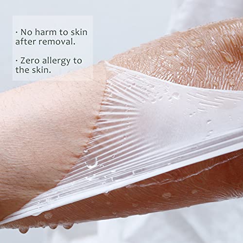 Waterproof Transparent Bandage, 7.8"x200" Large Stretch Adhesive Plasters, Tattoo Bandage Roll, Stretch Cuttable Cohesive Wrap Dressing Tapes Disposable Film for Wound, Shower Shield, Art, Skin-Friendly, Painless