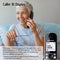 Panasonic DECT Digital Cordless Phone with Built-in Answering Machine and 3 Handsets (KX-TG6823ALB) Black & Silver