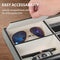 Jack Cube Valet Tray Leather, Desk or Dresser Organizer, Catch-all For Keys, Phone, Wallet, Coin, Jewelry, and More (26.26 x 5.5 x 20.8 cm) - MK158