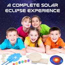 Solar Eclipse DIY Painting Set - Solar System for Kids Model - Battery Operated Rotating Sun, Moon, Earth Orbit