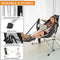 KingCamp Hammock Camping Chair, Aluminum Alloy Adjustable Back Swing Chair, Folding Rocking Chair with Removable Footrest Pillow Cup Holder for Outdoor Beach Lawn