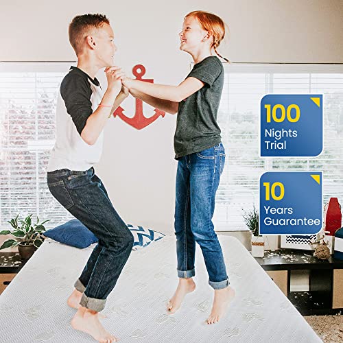 Newentor Firm Mattress Topper Queen - 3 Inch Medium Firm Memory Foam Mattress Pad for Back & Shoulder Pain Relief, CertiPUR-US Certified, Queen