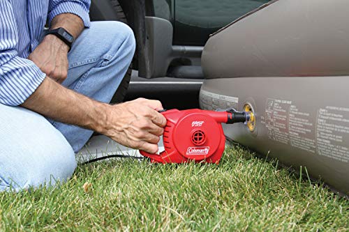 Coleman Quick Inflation 12V Air Pump, Red