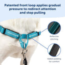 PetSafe Deluxe Easy Walk Dog Harness - Martingale Loop with D-Ring Stops Pulling - Training & Behavior Aid - Reflectivity Enhances Visibility in Low Light - Comfortable Padding - Apple/Black - M/L