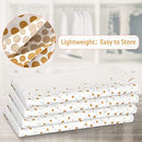 FYY 4 Pack Disposable Plastic Tablecloths, 54" X 108" Plastic Tablecloths for Indoor or Outdoor Tables Parties Christmas Picnic Birthdays and Weddings