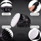 Kristagrande Scalp Massager & Scalp Exfoliator| Soft Silicone Bristles - 2 in 1 Hair & Scalp Scrubber| Shampoo Brush Shower Scrubber - Black & White Hair & Hair Scalp Massager Tool for Men, Women & Kids