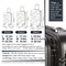 Coolife Luggage Expandable Suitcase 3 Piece Set with TSA Lock Spinner 20in24in28in (Sliver)