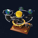 CADA Solar System Building Kit,865/pcs MOC 4477 CADA Master C71004W Bricks for Kids and Adults,（Designer: JK Brickwords） Contains Moon Earth and Sun Orrery Model,Compatible with Lego