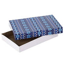Hallmark Medium Boxes with Lids (12 Shirt Boxes, 4 Designs: Snowflakes, Stripes, Sweater Pattern, Reindeer) for Christmas, Hanukkah, Holiday Parties, Hostess Gifts