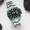 ADDIESDIVE Dive Automatic Watch for Men Diver 200m Underwater Watches NH35A Stainless Steel Bracelet, Black Green, 164g, Bracelet