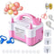 Electric Air Balloon Pump, Portable Dual Nozzle Electric Balloon Inflator/Blower for Party Decoration,Used to Quickly Fill Balloons Pink