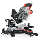 Baumr-AG Compound Mitre Saw Drop 210mm 8" Single Bevel Miter Sliding Slide with Laser Guide, SBR-210