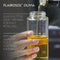 Flairosol OLIVIA.The Original,Advanced Oil Sprayer for Cooking,Salad Dressings & More with Portion Control,Trusted by Professional Chefs.(Glass Bottle,Golden Print) 130ml/4.4 oz,(FL1002)