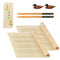 AUAUY 6PCS Sushi Making Kit, Bamboo Sushi Mat, Including 2 Sushi Rolling Mats, 2 Pairs of Chopsticks, 2 Chopsticks Holders, DIY Sushi Roller Mold Maker Kit for Beginner