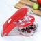 6 Single Holes Cherry Pitter Tool, Multiple Cherrystone Remover Fruit Tools for Making Pie Multi Cherries Zigzag Blades Machine Pit Kitchen Aid Corer Core Cutter for Home Office Travel Easy Clean