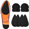 2 Pairs Non-Slip Shoes Pads Adhesive Shoe Sole Protectors, High Heel Noise Reduction for Women Men (Black)