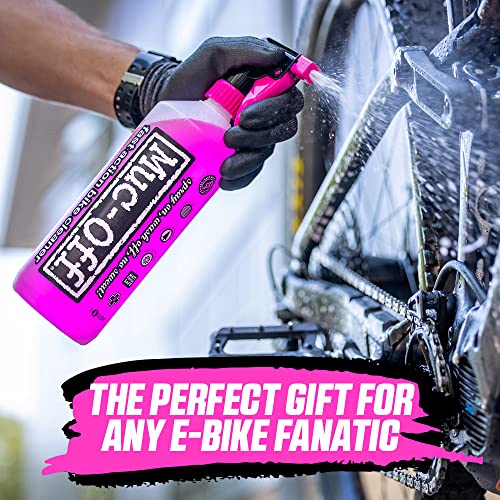 Muc-Off eBike Clean, Protect & Lube Kit - Bike Cleaning Kit, Cleaning Bundle for Electric Bikes - Set Includes Bike Cleaner and Chain Lube