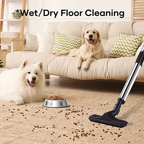 MAXKON 5 in 1 Vacuum Carpet Cleaner Portable Smart Cleaning Machine Mop with Wheels for Wet Dry Floor Sofa Upholster