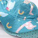 Malaxlx Baby Bucket Sun Hat Cute Giraffe Print Summer Outdoor Infant Beach Hat for 6-12 Months Boys Girls