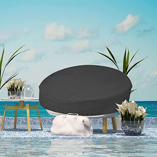 Outdoor Daybed | Round Garden Furniture | Dust-Proof Patio Daybed | Patio Furniture Set, Outdoor Garden Furniture for Bed Sofa Three Sizes Optional