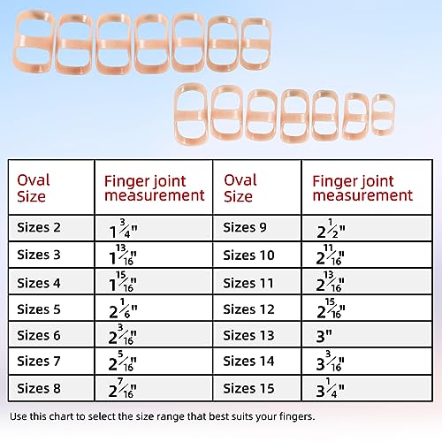 14 Pcs Finger Splints - Finger Splint Kit for Arthritis, Mallet Finger - Thumb Splint, Trigger Finger Splint For Thumb, Middle, Pinky or Ring Finger (A Complete Kit (Sizes 2~15))