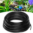 CARPATHEN 1/4 Drip Irrigation Tubing 100ft - Black Drip Irrigation Hose Push-To-Connect Compatible - for DIY Garden Irrigation System, Misting, or Blank Distribution Tubing for Any Gardening Project