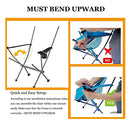 KingCamp Ultralight High Back Folding Camping Chairs Adults with Armrest, Upgrade All-Aluminum Alloy Bracket, 2 Pack Lightweight Camping Chair Camp Compact Portable Outdoors with Carry Bag