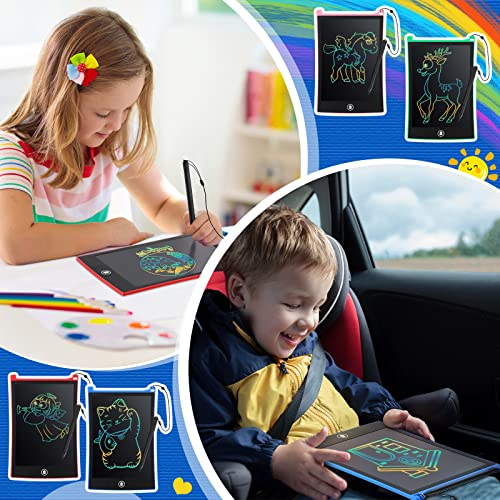 Zonon 4 Pcs LCD Writing Tablet for Kids 8.5 Inch Doodle Board Drawing Tablet Toddler Toys Gifts LCD Writing Board Electronic Erasable Reusable Writing Drawing Pad(Dark Blue, Pink, Red, Green)