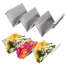 MIVIDE 8PCS Taco Holder Stand, Stainless Steel Taco Rack Holder, Taco Stands for Home Mexican Restaurant