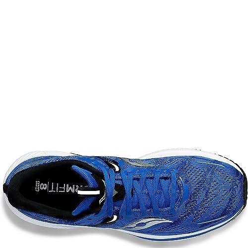 Saucony Men's Omni 21 Running Shoe, Superblue/Black, 7.5 US