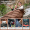 KingCamp Double Sleeping Bag for Adults Cotton Flannel Lightweight Queen Size 2 Person Sleeping Bags with 2 Pillows for Camping Backpacking or Hiking Outdoor XL Sleeping Bag w/Compact Compression Sack