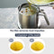 Chihee Oil Strainer Pot Grease Can 2 L Stainless Steel Oil Storage Can Container with Fine Mesh Strainer Dust-Proof lid Non-Slip Plate Suitable for Storing Frying Oil and Cooking Grease