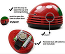 Honbay Ladybug Shaped Portable Corner Desk Vacuum Cleaner Mini Cute Vacuum Cleaner Dust Sweeper