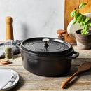 Staub Oval Cocotte, 31 cm, Black