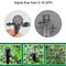 Topiverse 50 Pcs Drip Irrigation Emitters, Adjustable Flow 0-18 GPH Irrigation Drippers with Stake, 360 Degree Flow Sprinkler Head, Micro Sprinkler for Garden Patio Lawn Flower Bed