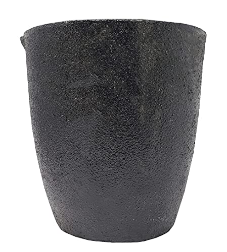 #4-8Kg Clay Graphite Crucibles Premium Black Foundry Cup Furnace Torch Melting Casting Refining for Gold. Also Great for Silver, Copper, Brass, Aluminum