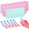 Hair Rollers Clips Set, 18 Pcs Self Grip Hair Rollers with 12 Pcs Duck Bill Clips, 3 Size Self Grip Hair Curlers Rollers for Women Girls for Long Medium Short Thick Thin Hair Bangs Volume