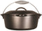 Lodge L8DO3 Cast Iron Dutch Oven, Pre-Seasoned, 5-Quart, Black